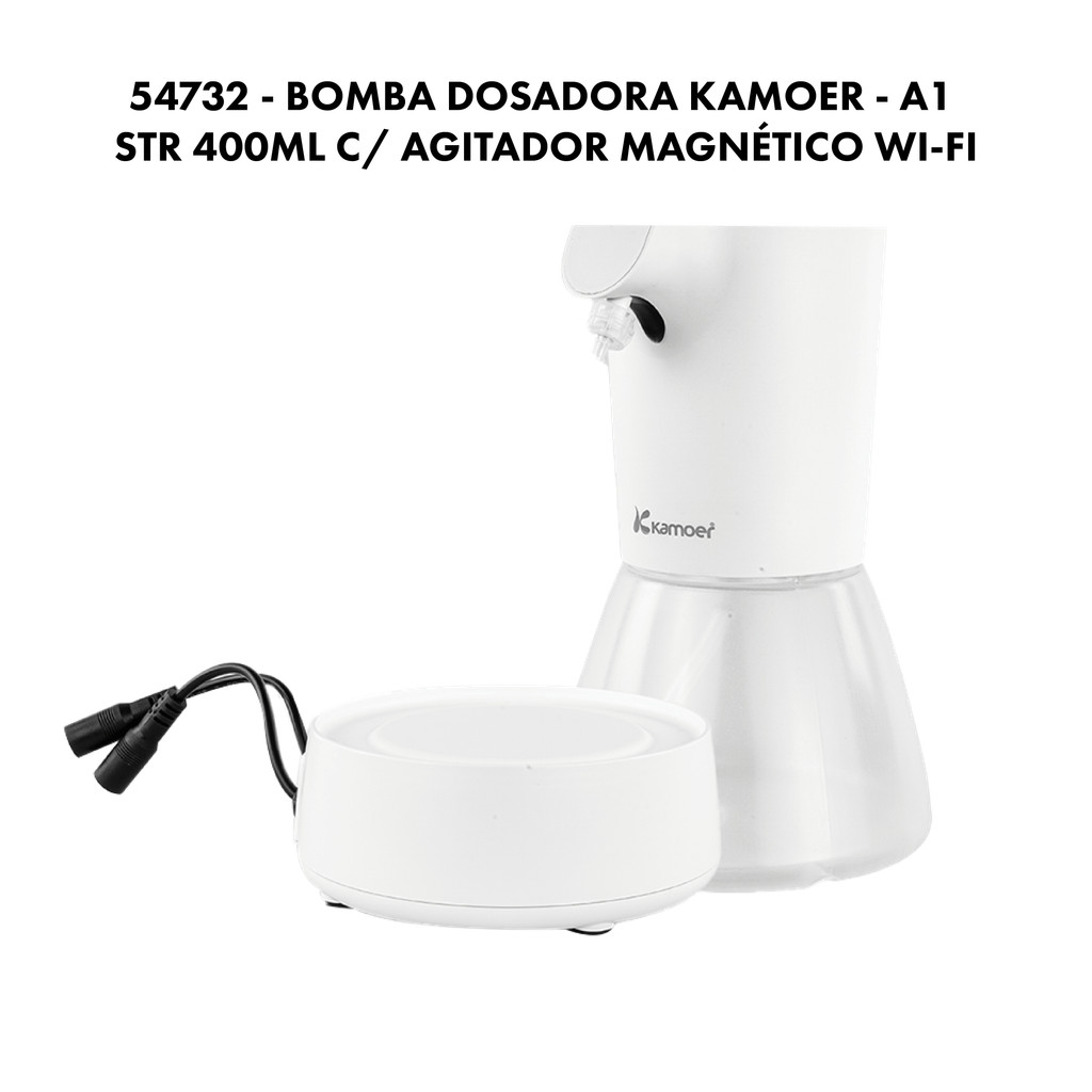 BOMBA DOSADORA KAMOER - A1 STR 400ML C/ AGITADOR MAGNETICO WI-FI