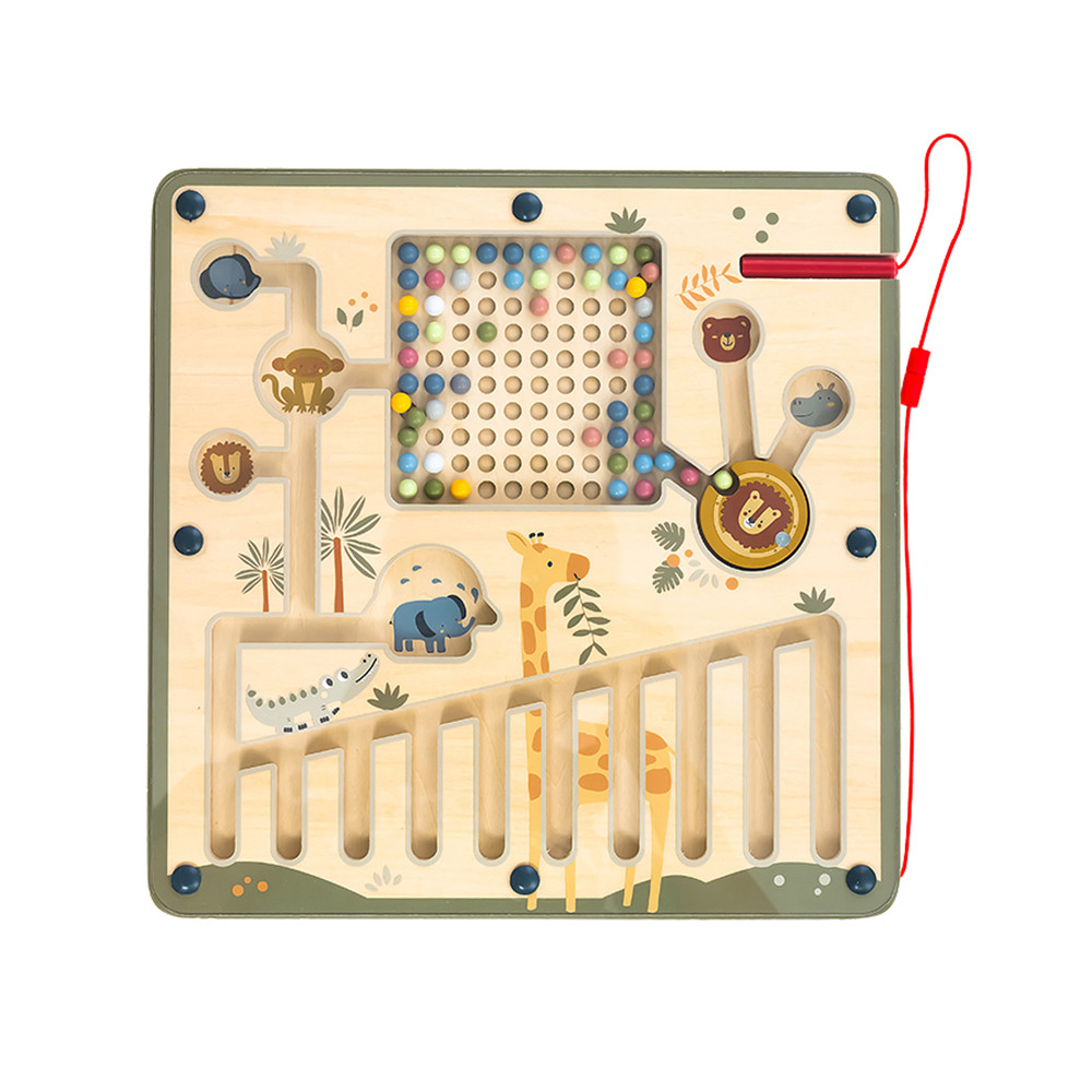Phoohi Labirinto Magnético Safari Jogo Educativo Criança