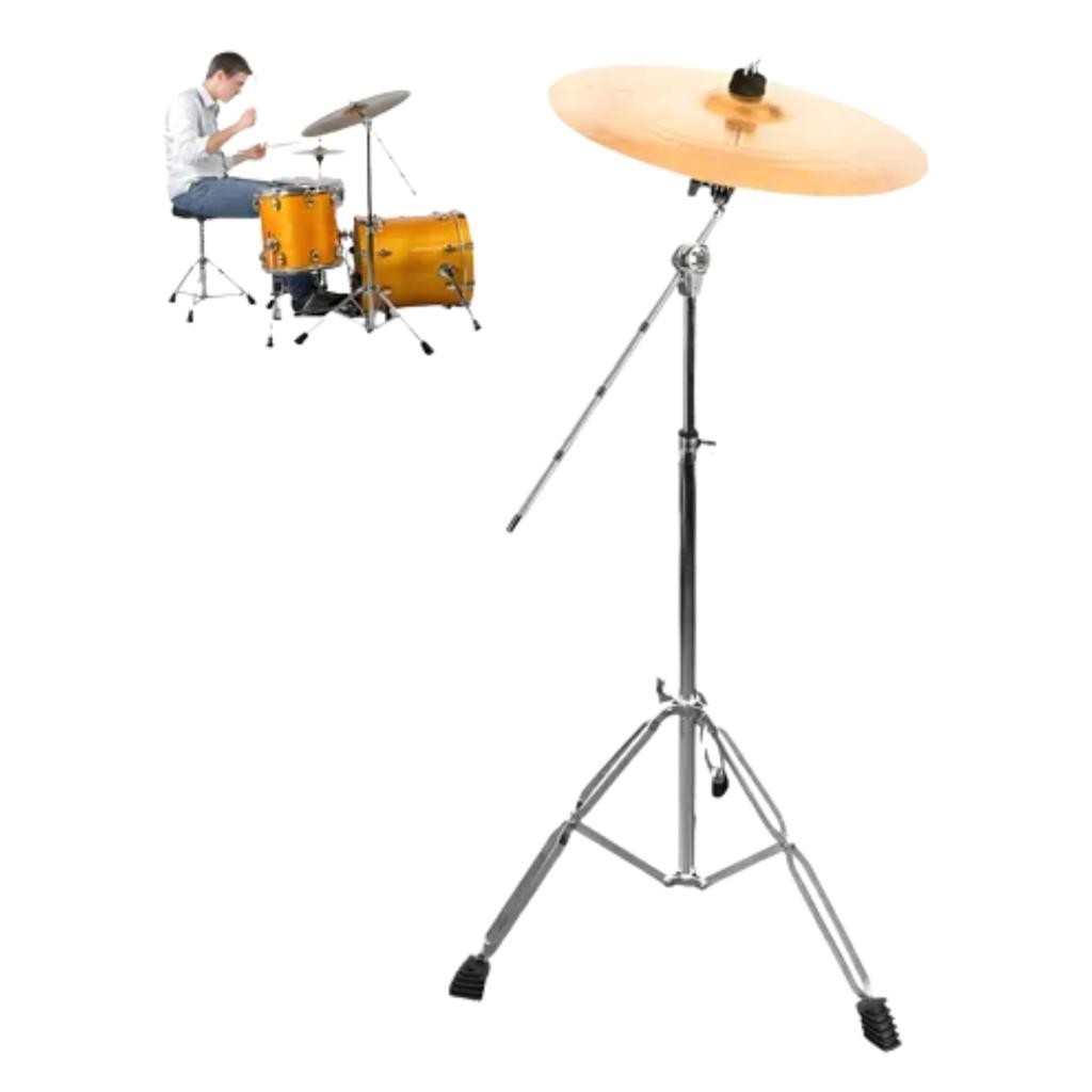 Estante Premium Percussao Ferragens Pedestal Tripé Prato