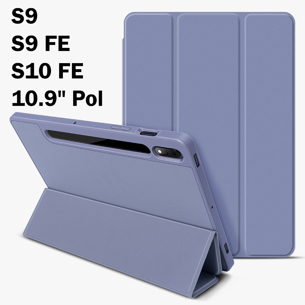 Capa magnetico inteligente com slot de canetas compativel Samsung Galaxy Tab S9/S9 FE 11º