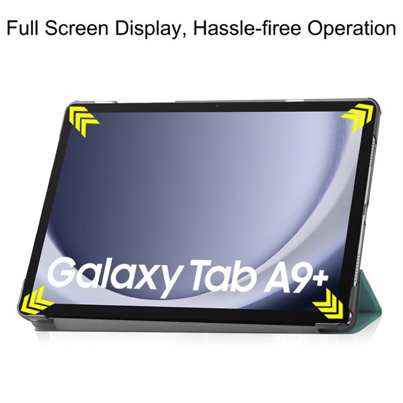 Capa Magnetico inteligente Slot de caneta / Acrílico Magnética com Suporte Caneta compativel Para GalaxyTab A9 Puls 11º