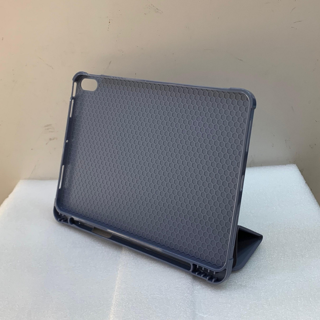 Capa Smart Magnética Cinza Escuro Ipad Air 11 Geração 10.9 2024 Dobrável Com Suporte para Caneta