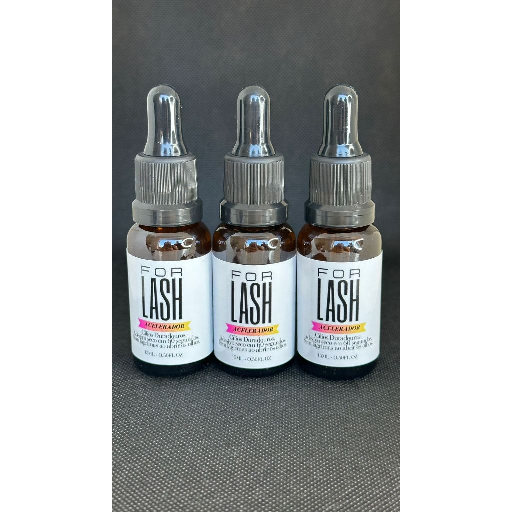 Acelerador de Cola para Extensão de Cílios For.Lash – Glue Booster | Fast Cure 15ml