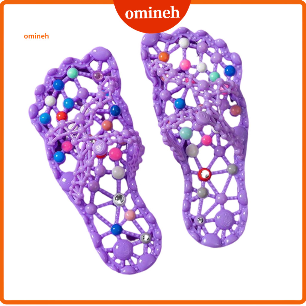 Waterproof Shower Sandals Massage Slides for Foot Pain Acupressure Massager Slippers for Women – Non-slip Reflexology