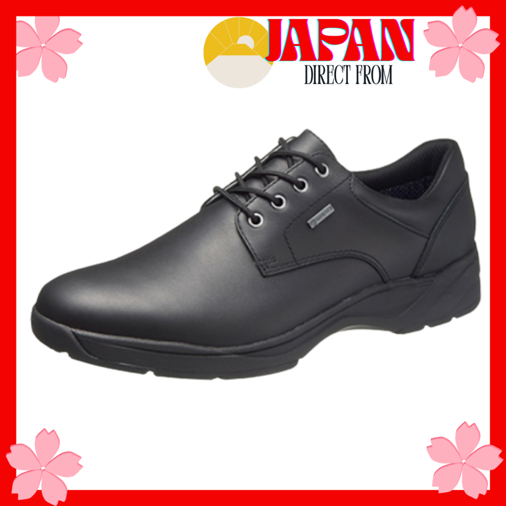 【Direct from Japan】Asahi Shoes TK7705 Men's Business GORE-TEX Waterproof Leather U-Tip 3E Black