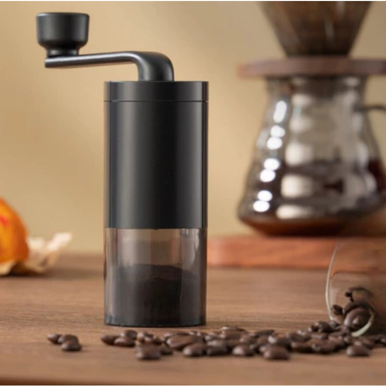 Moedor de Café Manual com Ajuste de Moagem Grosso e Fino - Manivela Prática e Portátil