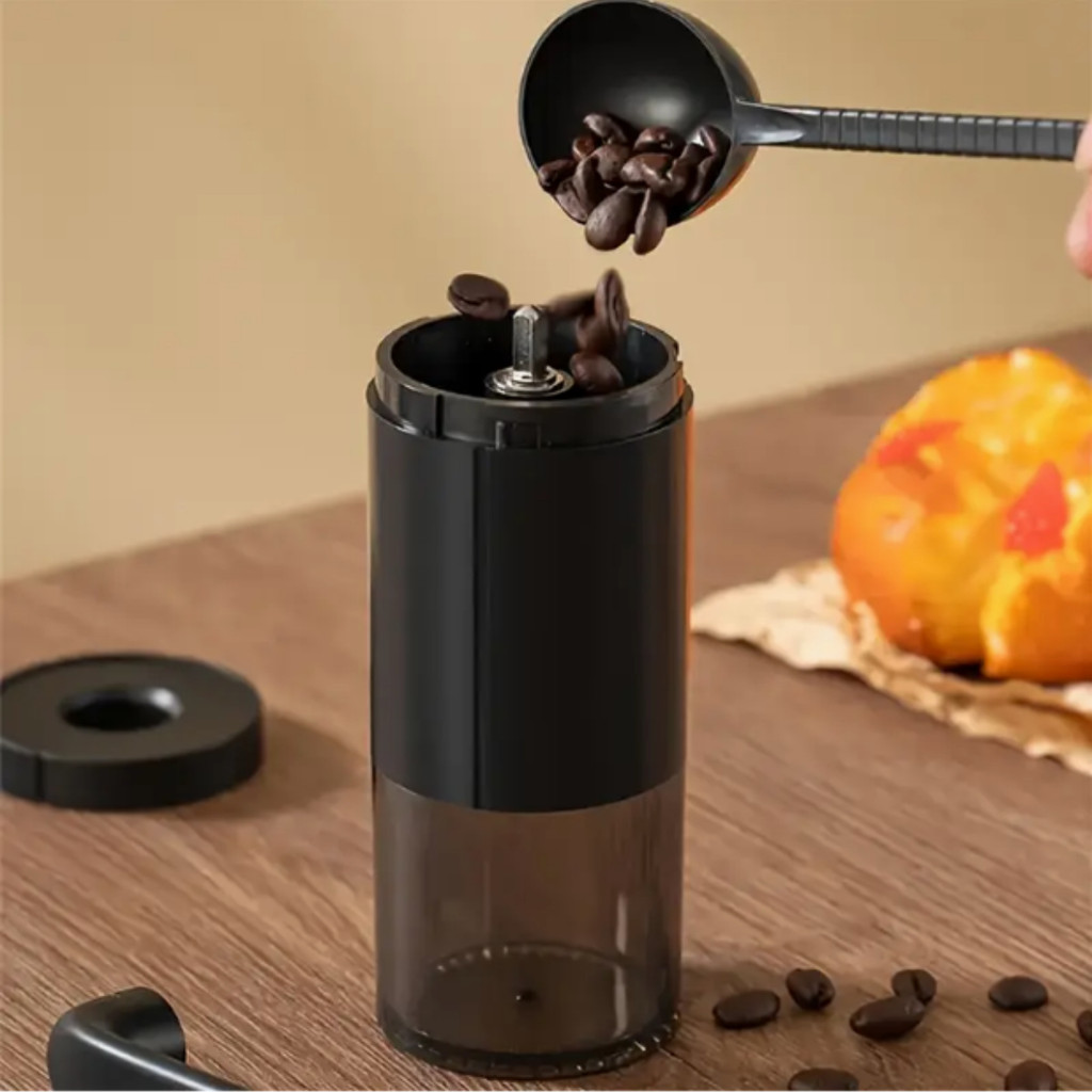 Moedor de Café Manual Portátil com Manivela e Ajuste de Moagem para Grãos de Cozinha