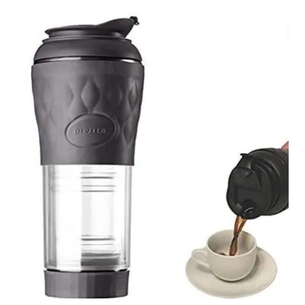 Cafeteira Portátil Preta 350ml Preta - Pressca