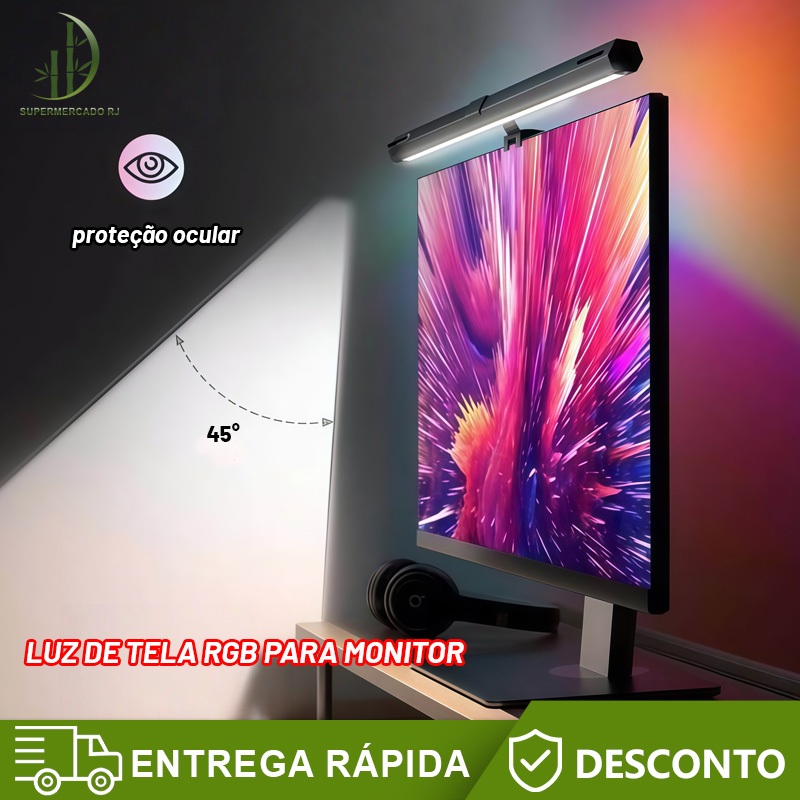 Tela magnética pendurado luz De Computador RGB Tela De Suspensão USB Proteção Dos Olhos Lâmpada