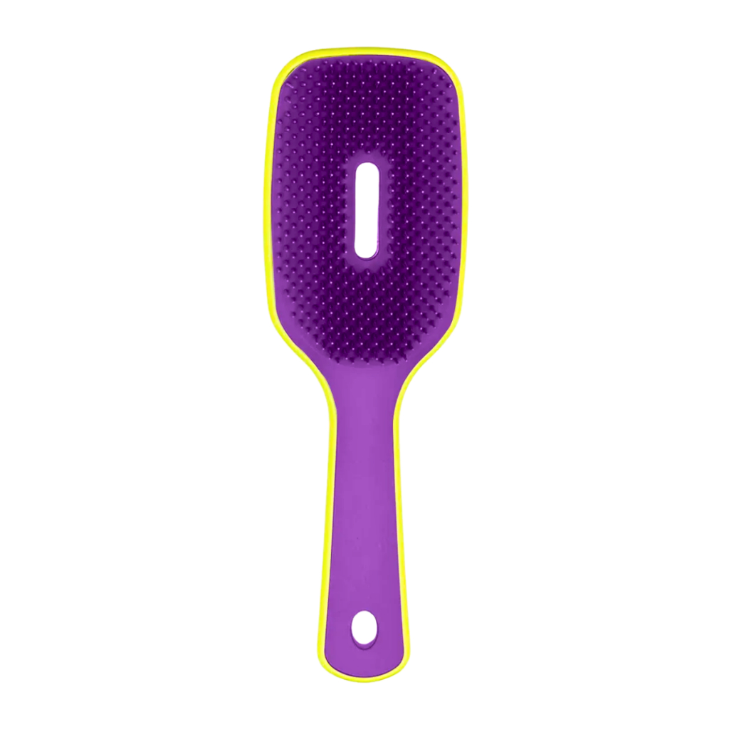 Ricca Escova de Cabelo Flex Fast Dry Premium Roxa Neon Desembaraçar Cabelos Secos ou Molhado 1 UN