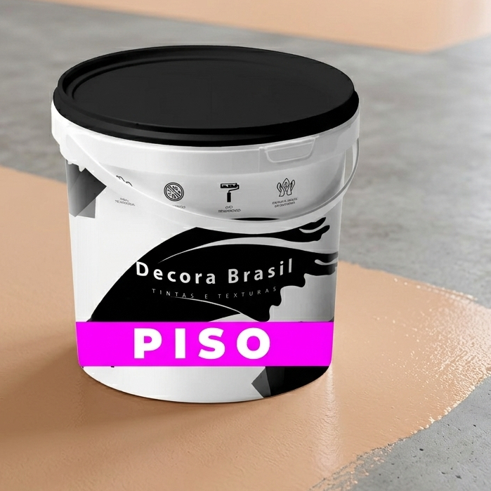 Tinta para pisos e chão de concreto revestimento Premium Interna e Externa Decora Brasil