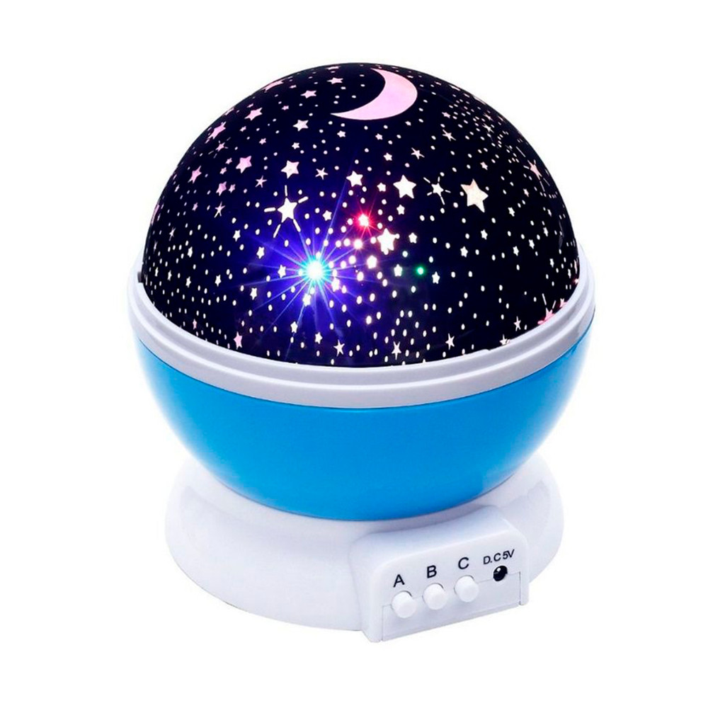 Luminaria Projetor Estrela 360 Azul Decoração Iluminação LED Premium Original Profissional Top Durável Resistente
