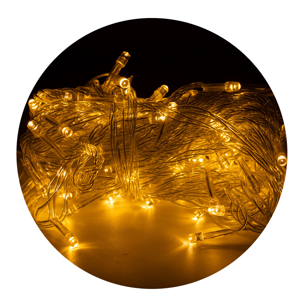 Led Pisca 10 Metros Formato Gota Branco LED Decoração Iluminação Premium Original Profissional Top Durável Resistente