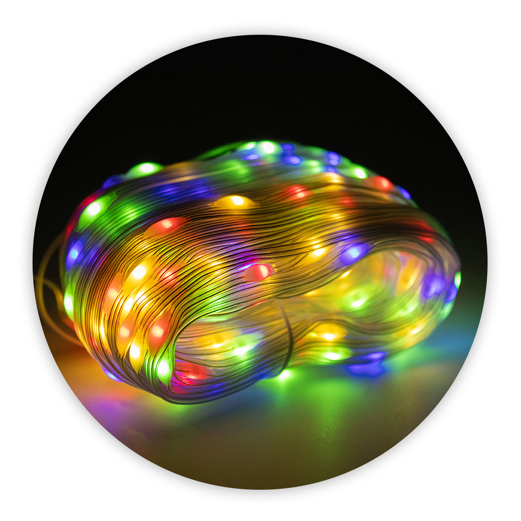 Led Pisca 50 Metros LED Decoração Iluminação Premium Original Profissional Top Durável Resistente Prático Moderno