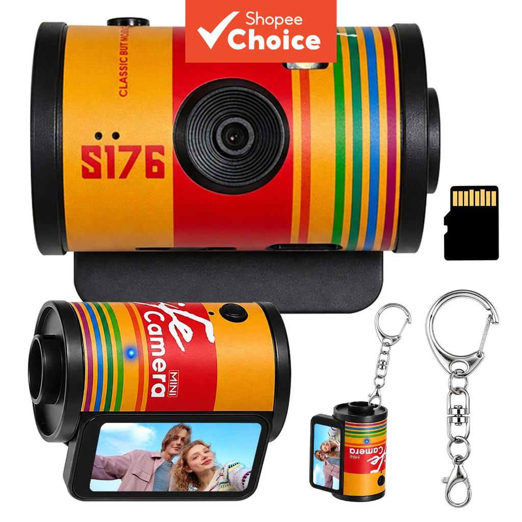 Mini Câmera Chaveiro Digital para Piquenique, Festa e Registro de Memórias ao Ar Livre