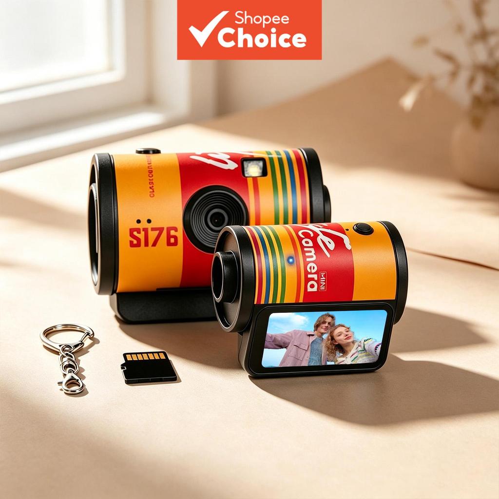 Câmera digital de bolso para todas as cenas, perfeita para passeios na praia, caminhadas com pets e fotos de paisagens