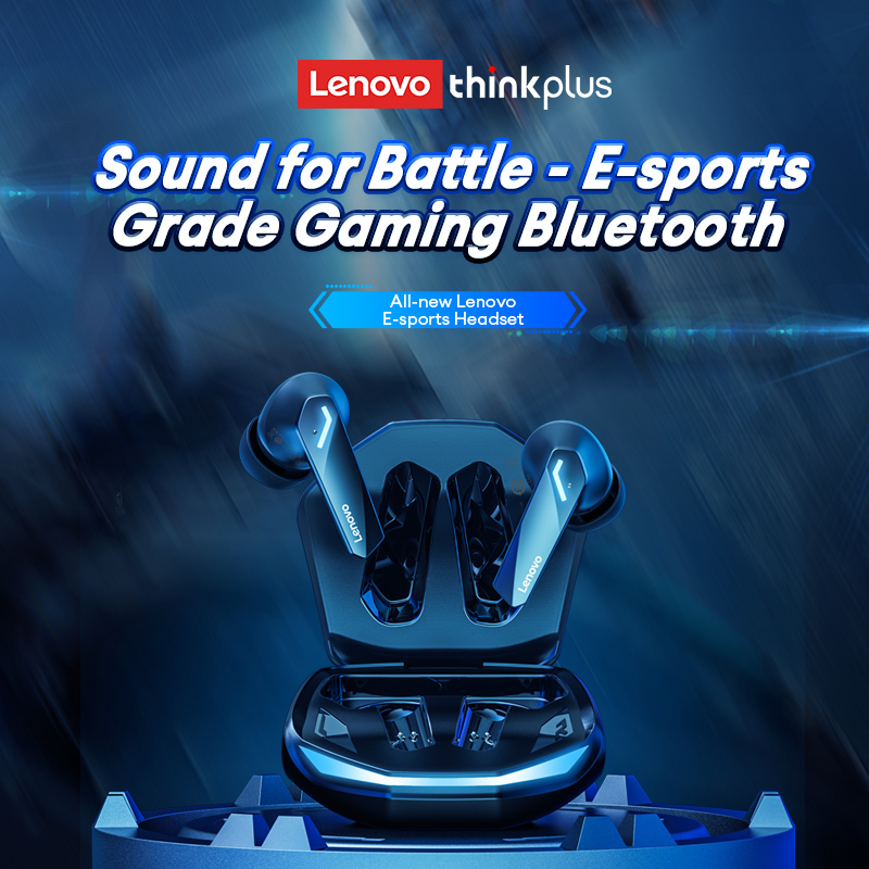 Fones De Ouvido Lenovo GM2 PRO TWS Gaming HiFi Som Estéreo LED-Light De Longo Suporte À Prova D'água Chamadas HD De Empa