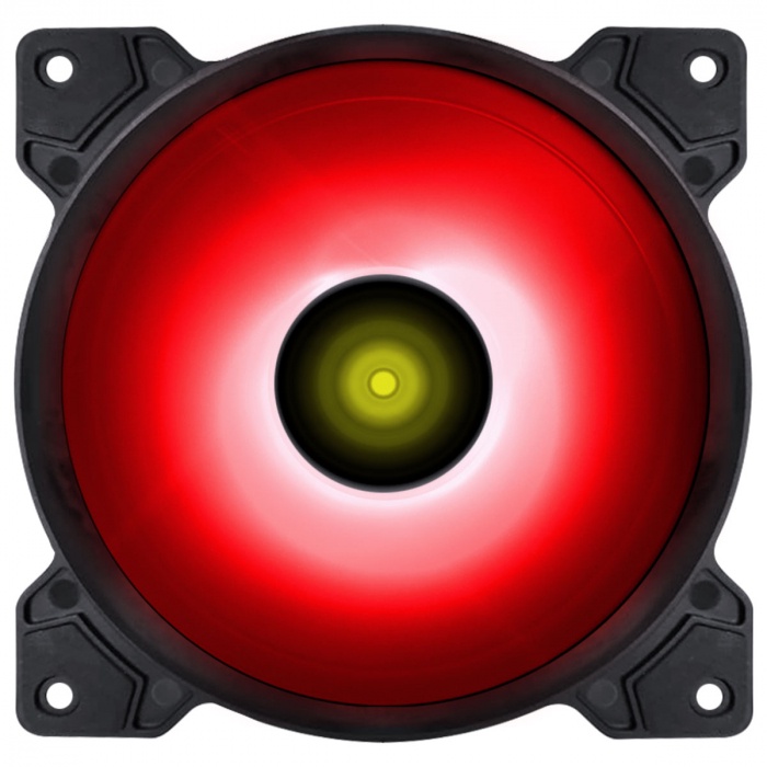 Fan Cooler Vx Gaming V.light 4 Pontos De Led 120x120 Vermelho