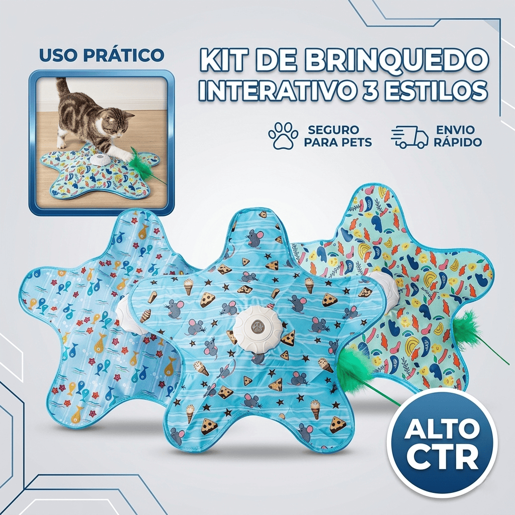 Rechargeable Interactive Cat Toy with Automatic Hide-and-Seek Cover, Hunting Game, Makes Noise, Bite Resistance
