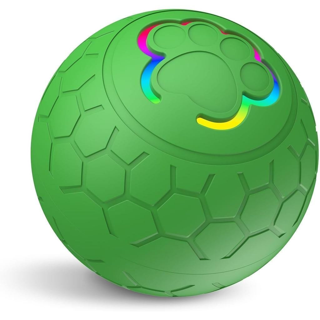 Kingjie Interactive Shaky Ball Toy for Dogs and Cat – Newly Upgraded USB Rechargeable Smart Pet Ball for Small, Medium,