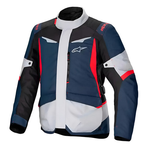 Jaqueta Alpinestars St 1 Wp Azul Vermelha Cinza Waterproof