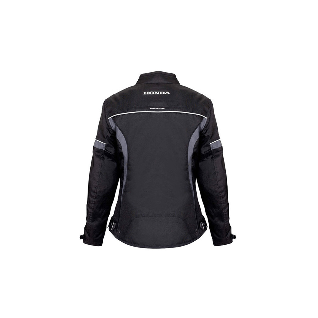 JAQUETA FEMININA HONDA WATERPROOF PRETO/CINZA