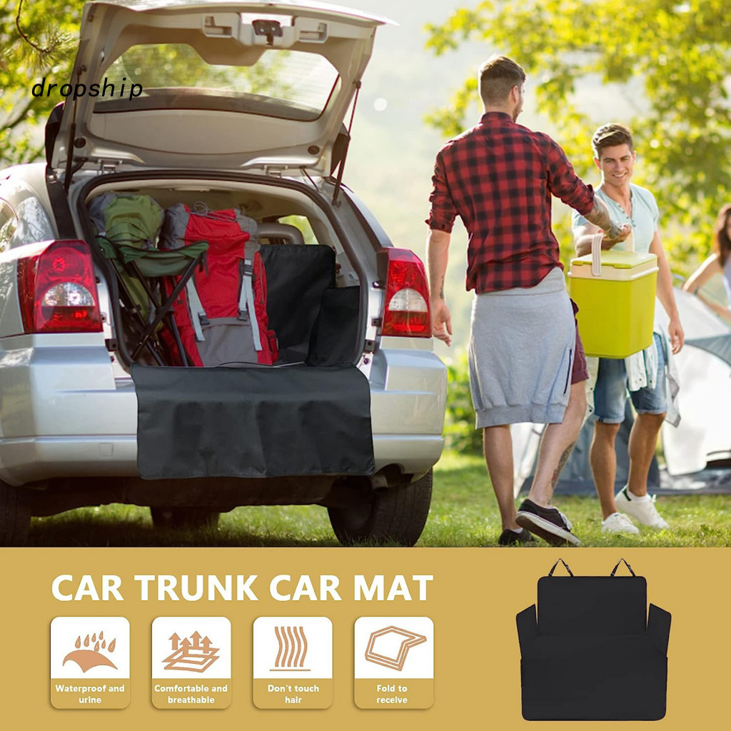 Non-stick Car Seat Cover Waterproof Suv Trunk Mat Easy Install Washable Pet-friendly Cargo Liner Protector for Boot Keep
