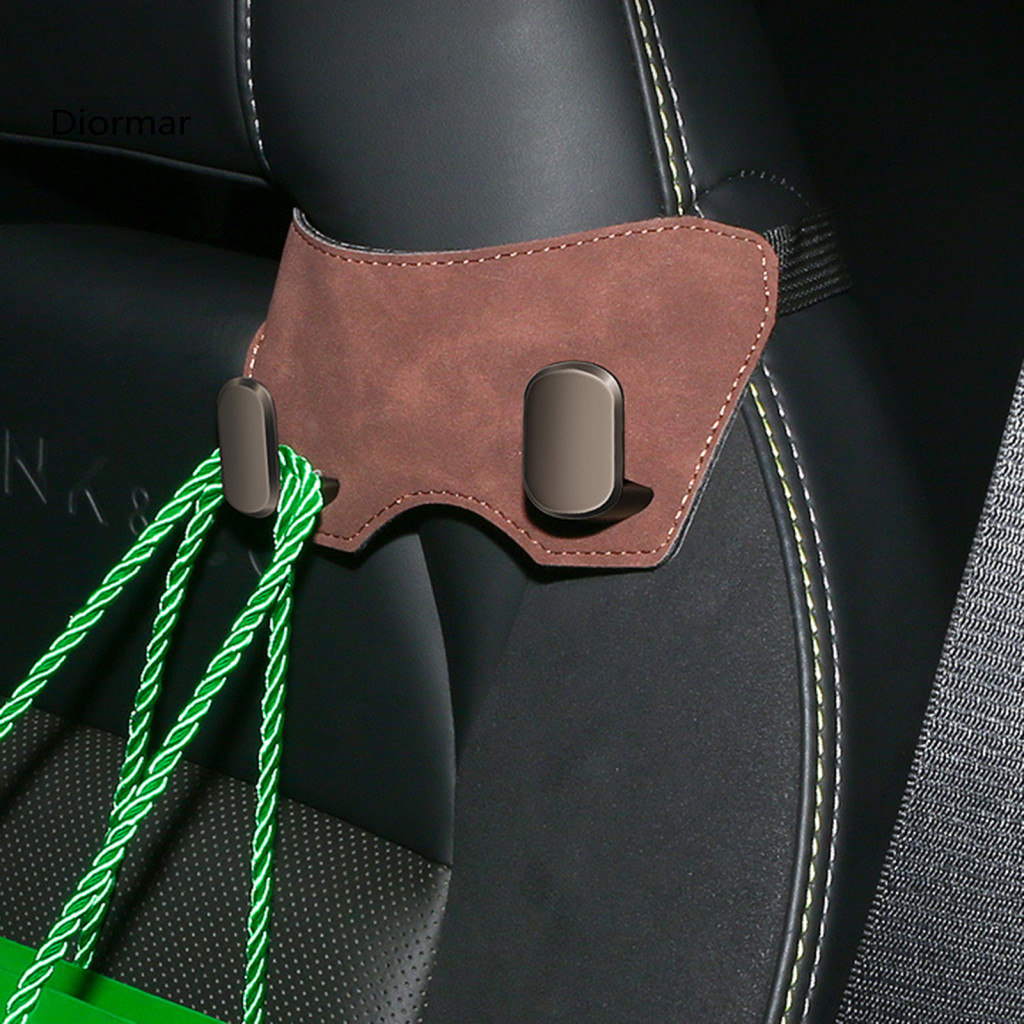Hidden Purse Hanger for Car Portable Universal Metal Seat Headrest Hooks – Heavy Duty Back Hangers for Bags Coats Groc