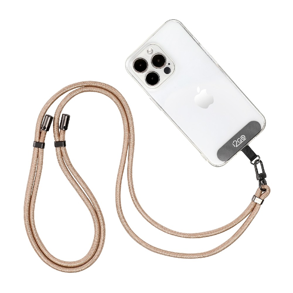 Cordão Para Smartphone i2GO Nylon Premium Dourado