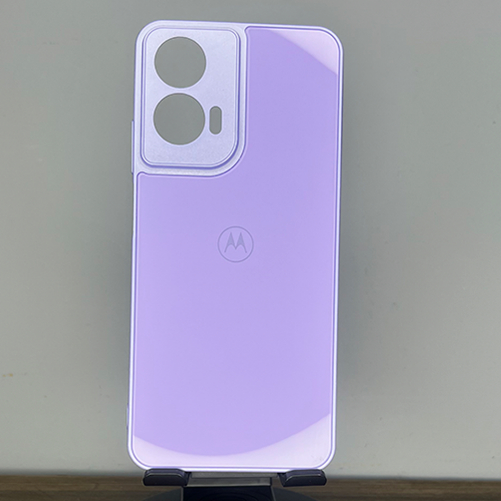 Capa Capinha Moto Edge 50 Fusion Acrílica Aveludada com Proteção Total de Câmera Premium Para Celular Smartphone