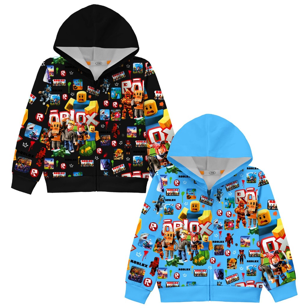 Novo estilo crianças jaqueta ROB LOX Lego impressão Digital médio grande crianças zíper jaqueta com capuz 36351