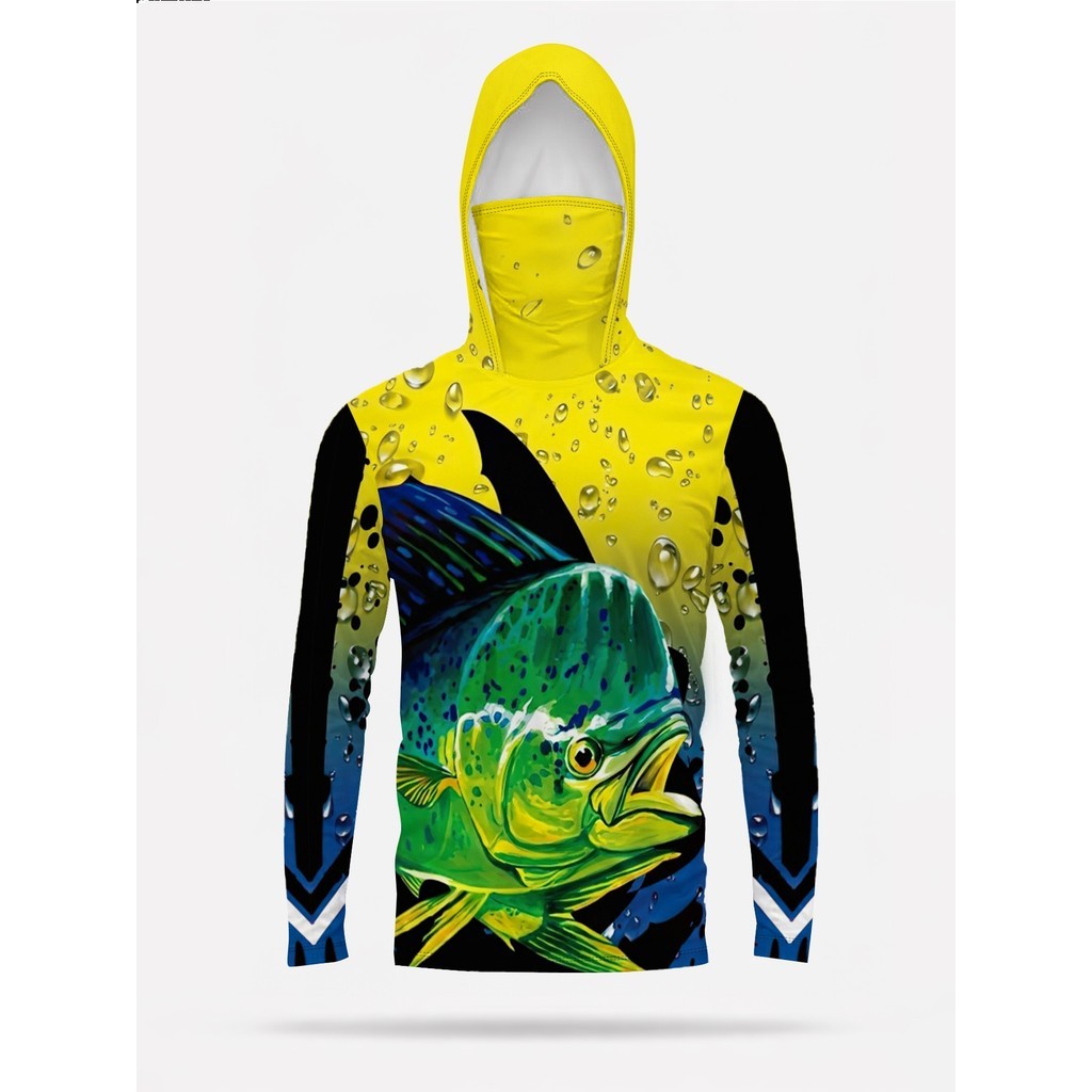 Design Estampado – Roupas De Pesca De Macarrão Mongólia Ao Ar Livre Não Texturizadas Masculinas Com Estampa Digital Drap