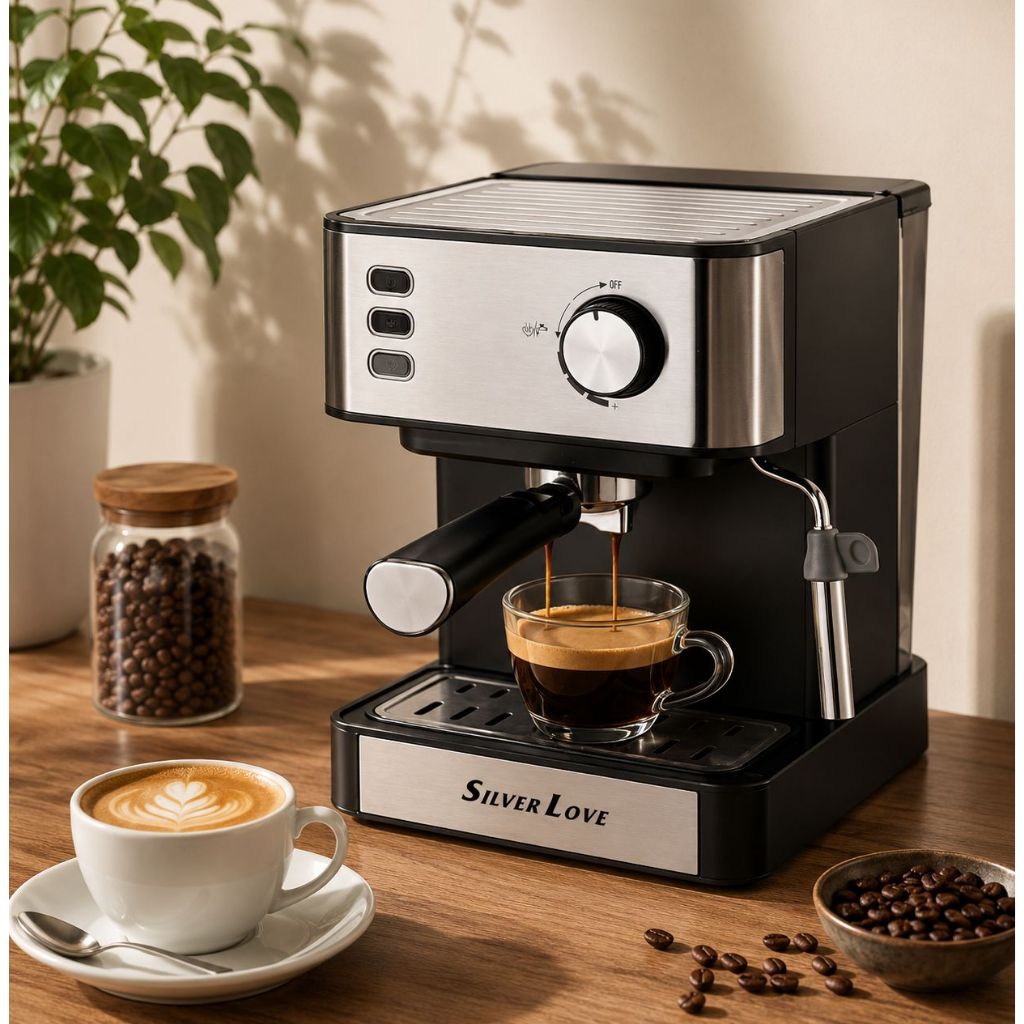 Cafeteira exibida na imagem - Espresso Coffee Maker