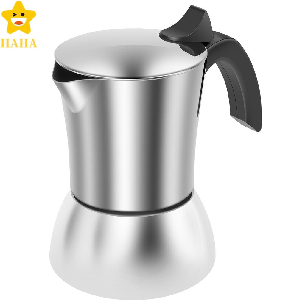 200ml 4 Xícara De Indução De Aço Inoxidável Moka Pote Fogão Espresso Maker Para Elétrico A Gás Shopbc3468