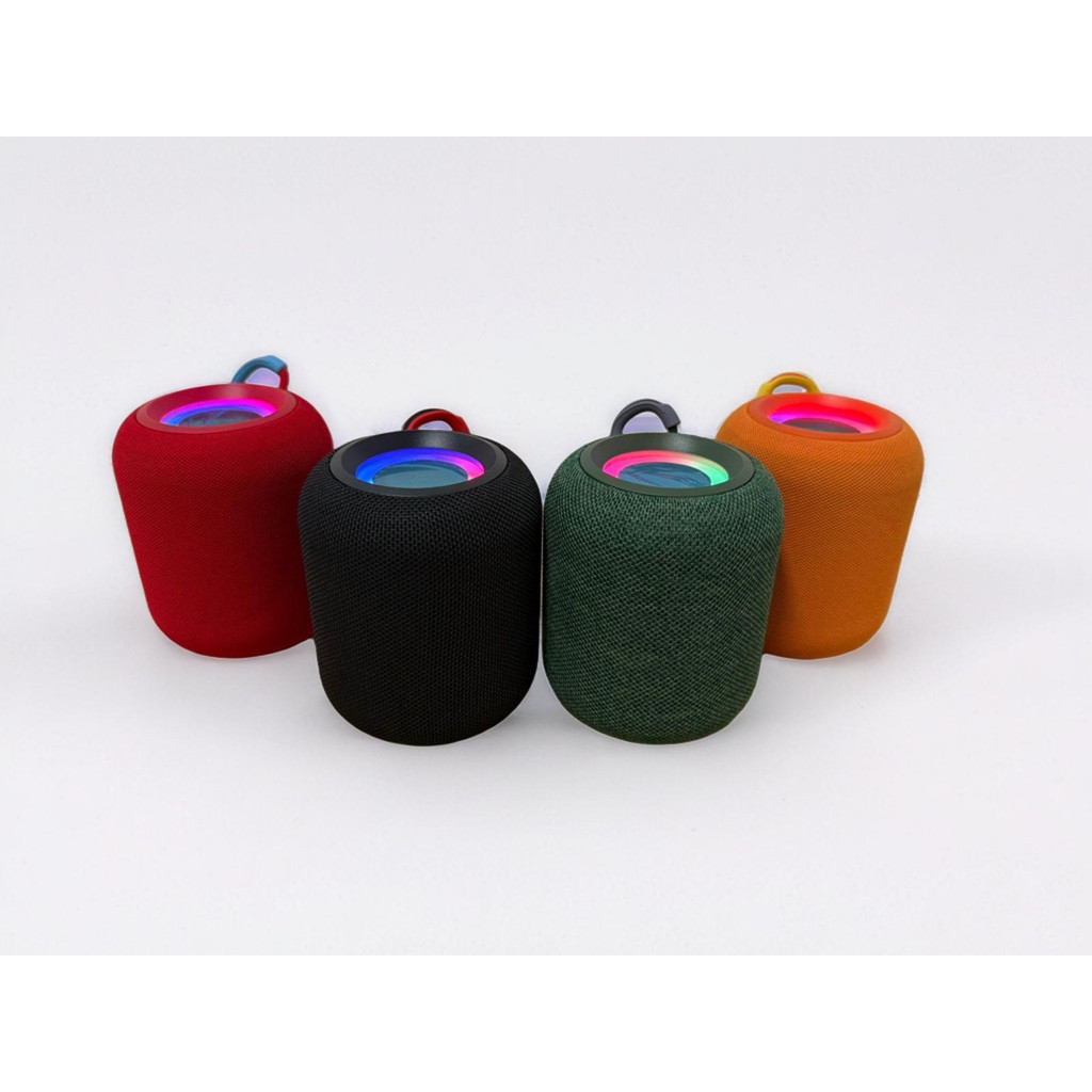 CAIXA DE SOM 5W Bluetooth 5.3 Speaker, LED Halo Light, 1200mAh Rechargeable Battery