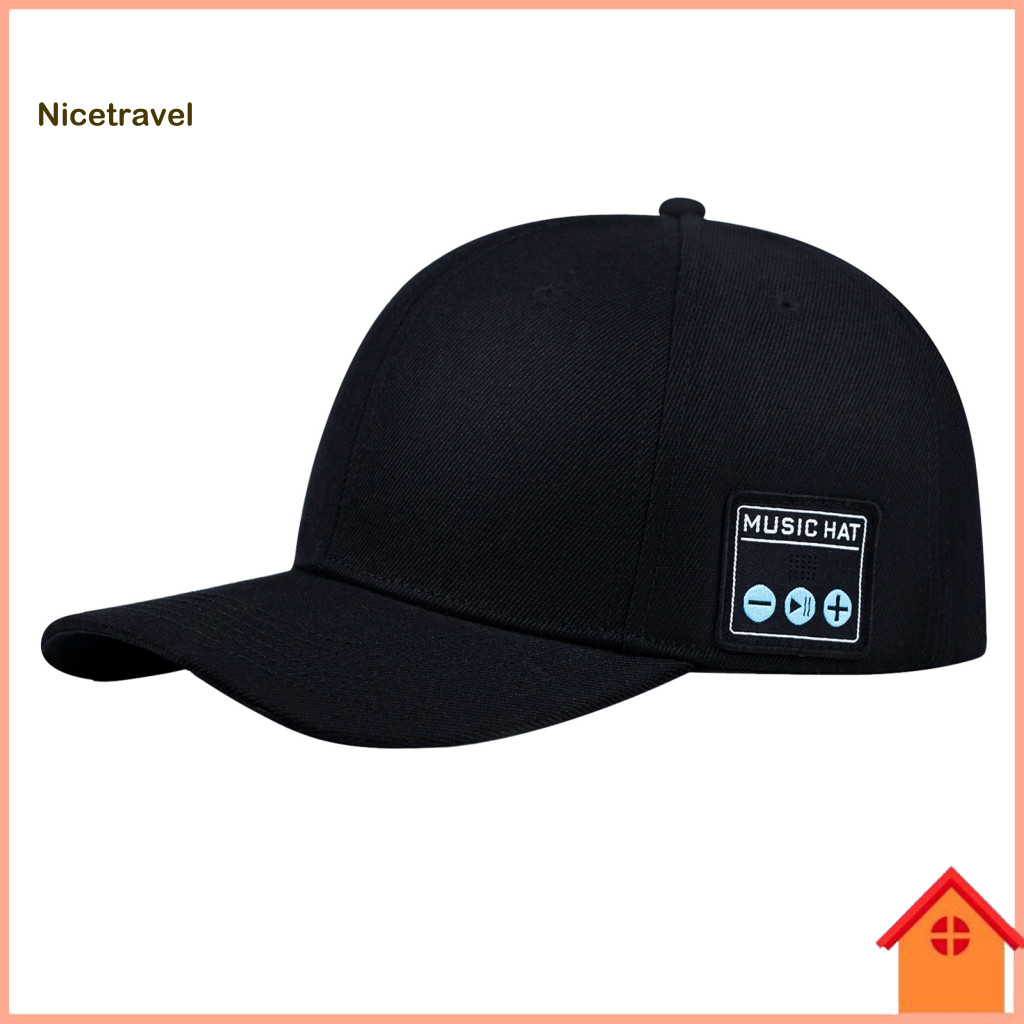 Speakerphone Cap Wireless Bluetooth Speaker Baseball – Rechargeable Outdoor Sport Sun Hat with Built-in Perfect for Ha