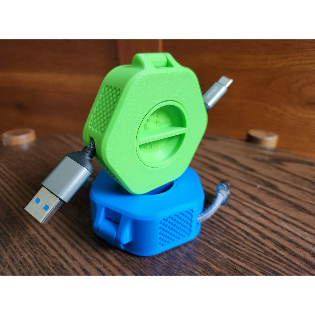 Organizador Enrolador de Cabos Portátil Compacto para USB, Mouse, Fone e Carregadores – Ideal para Viagem