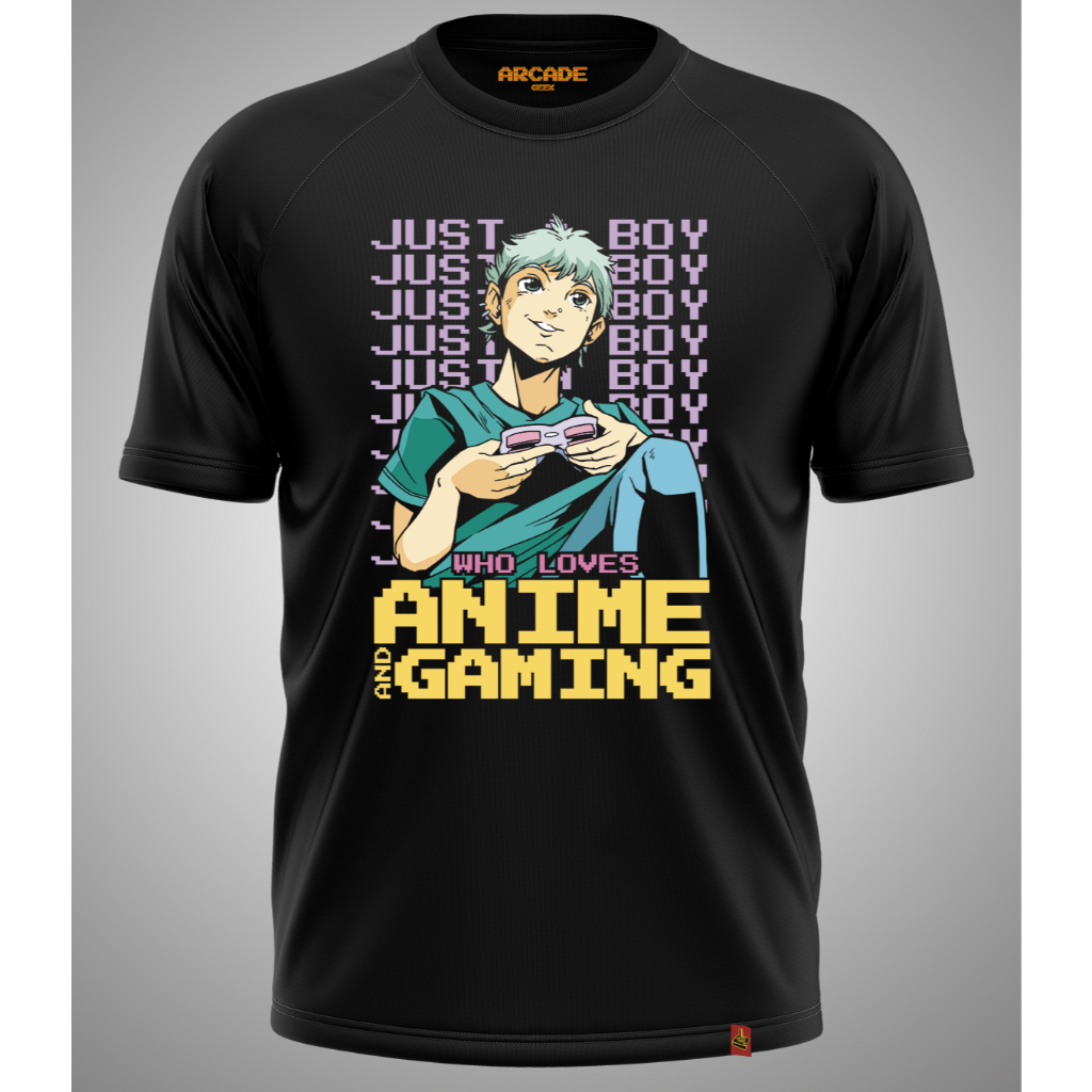 CAMISETA GAMER OTAKU ANIME AND GAMING