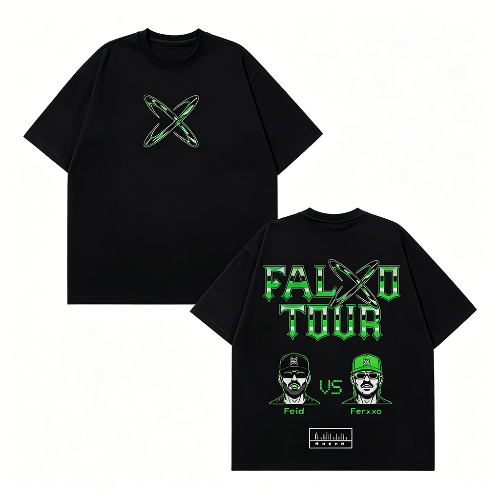 Camiseta Masculina Estampa FaZe Clan Tour Moderna Confortável Estilosa Tema Gaming Casual