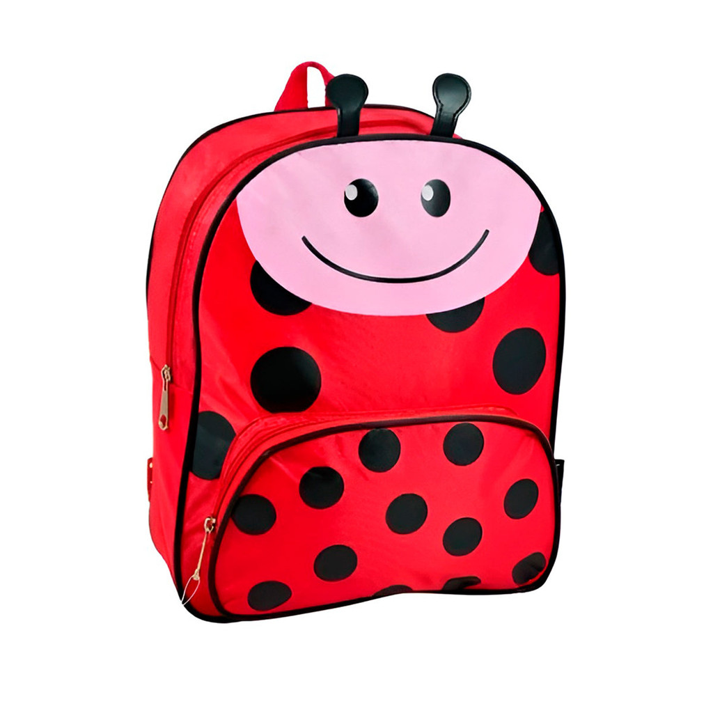 Mini Mochila Infantil Joaninha para Pequenos Aventureiros