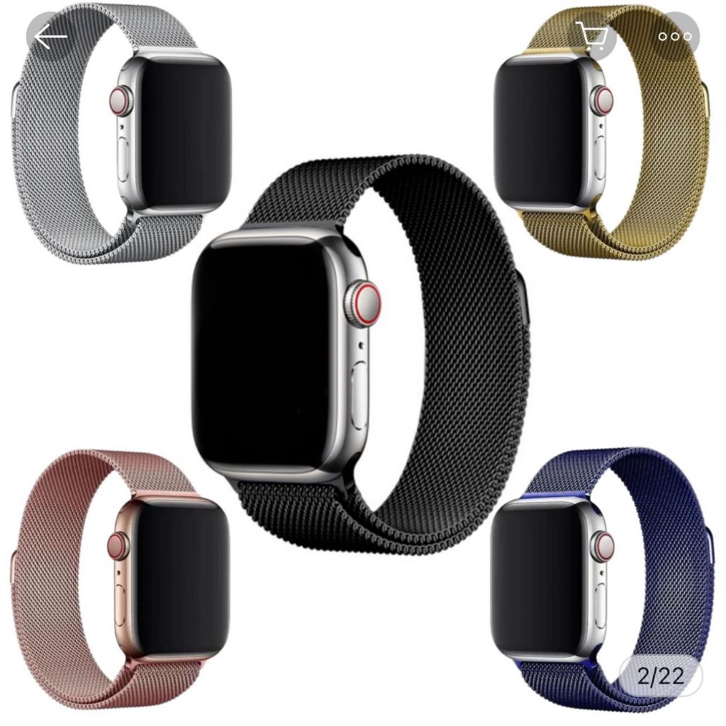 Pulseira de metal para smartwatch 44/45mm