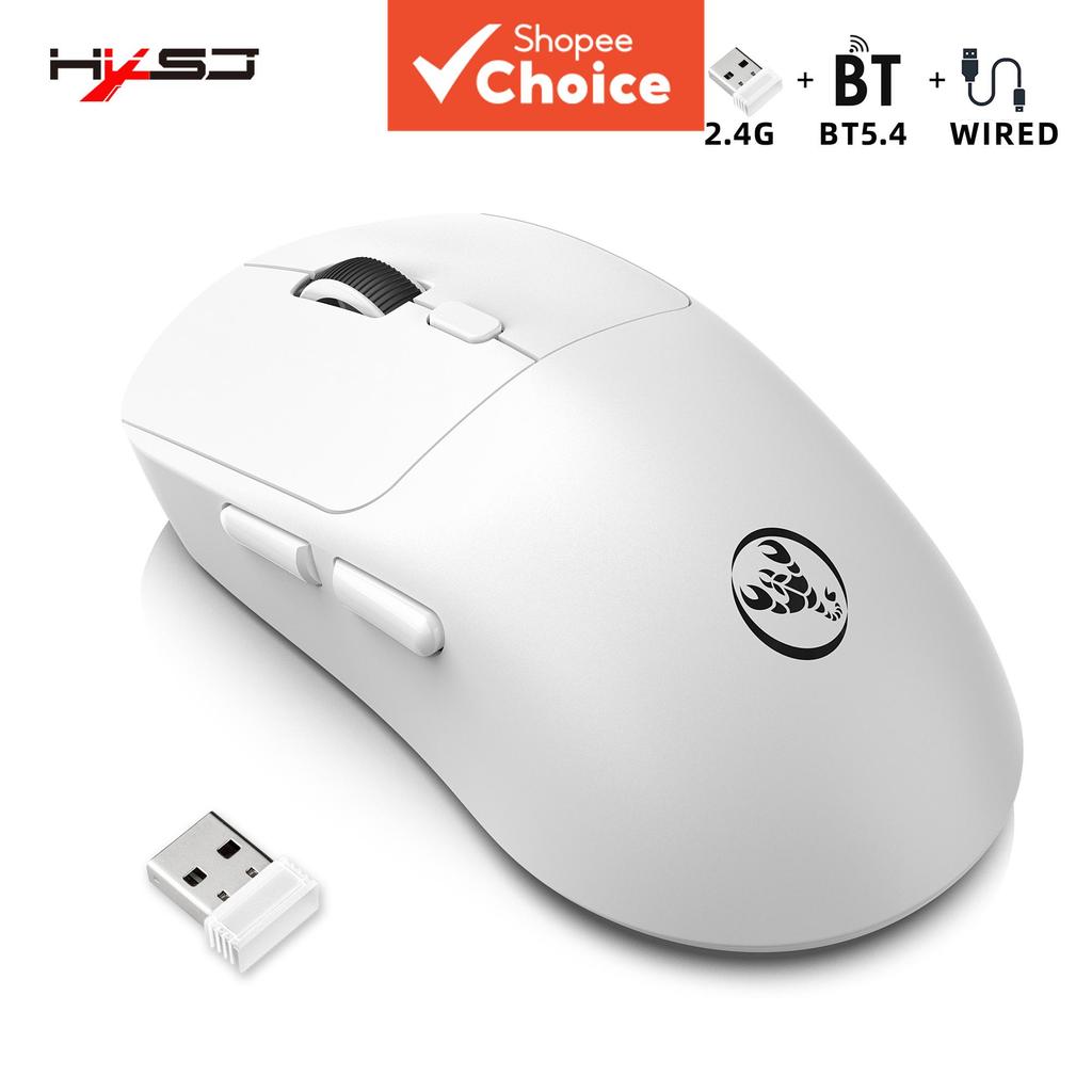 Mouse Gamer Bluetooth T30 3 Modes Recarregável, 2.4G USB Sem Fio, RGB para iPad/Tablet/Laptop/ComputadorChristmas