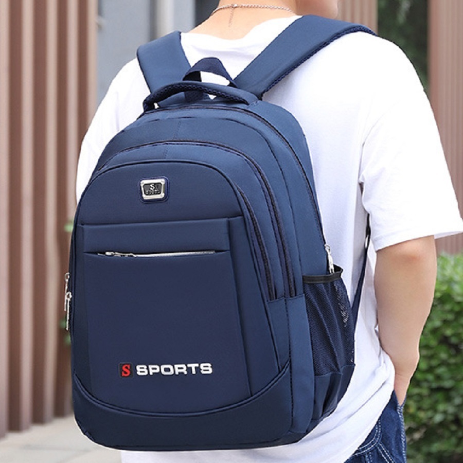 Mochila prova agua para estudantes masculinos mochila de viagem bolsa de computador de grande capacidade
