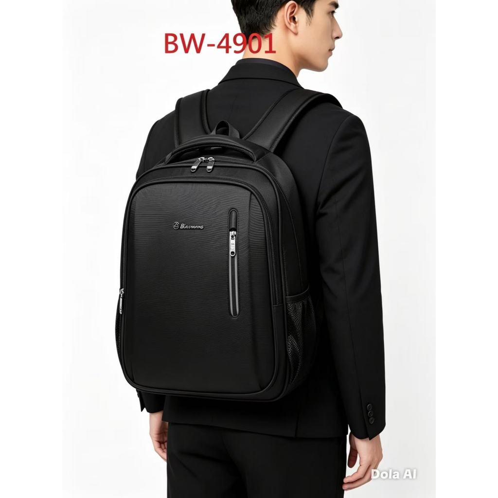 2025 Hundred Shoulder Backpack Men's Business Travel Bag Waterproof Computer Backpack Student Schoolbag 4902