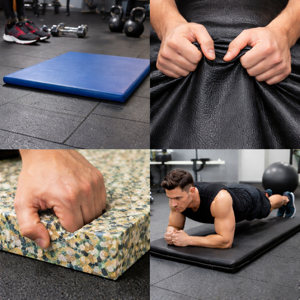 Colchonete Profissional Academia Exercícios treino Fitness FIT yoga impermeável colchão tapete