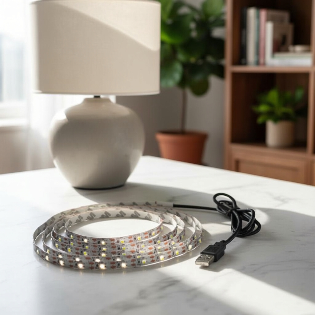 Faixa de LED USB 5V para Decoração de Fundo de TV