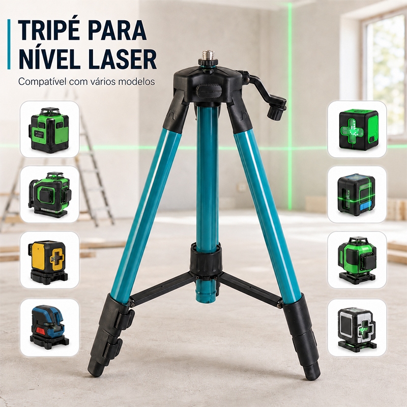 Laser Level Tripod Stable Heavy Duty Stand for Laser Measuring Tools Professional Reinforced