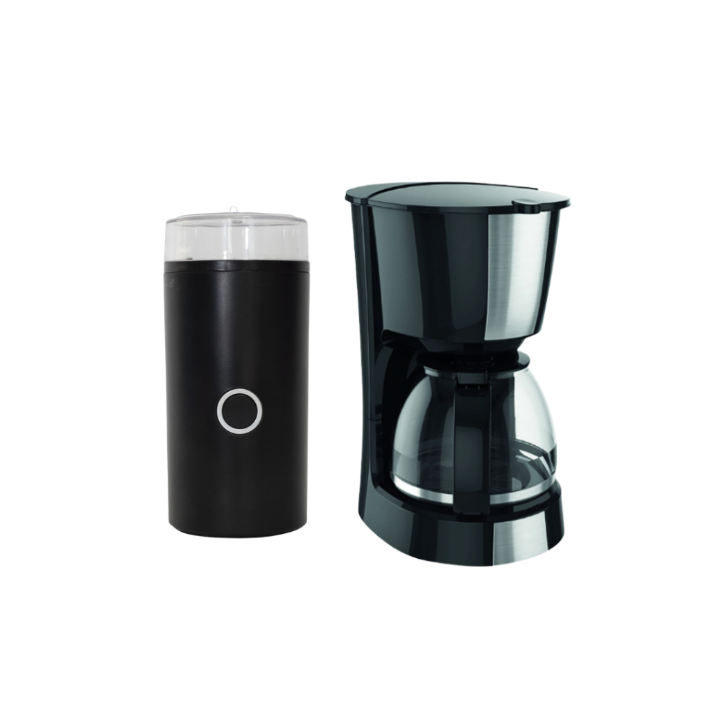 Kit Mimo Style 220V - Moedor de Café Elétrico 9468 MC02 180W + CAFETEIRA 10074 SMART 900ML 30 XÍCARAS 800W