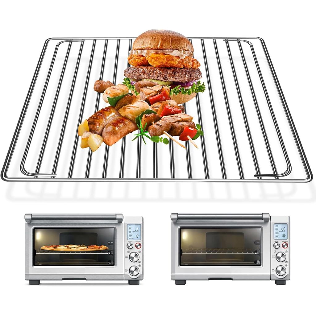 Smart Oven Rack for Breville Air Fryer Countertop Oven BOV845BSS, 14''×11.6'' Stainless Steel Air Fryer Accessories Repl