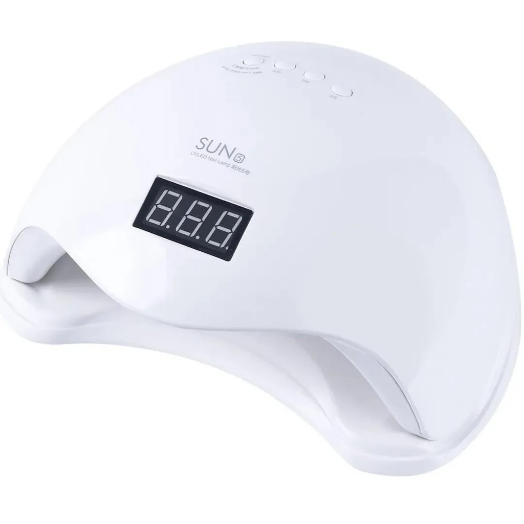 Cabine Sun 5 Digital 48w C Sensor Para Unhas De Gel Branco